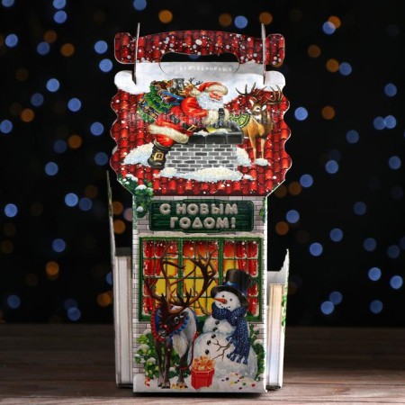 Gift box "Santa", 18.8 x 14.6 x 29.7 cm-3