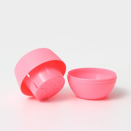 Potor Potion Potor Plutic Plastic, 450 ml, D = 12 cm, h = 10 cm, pink color-2