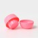 Potor Potion Potor Plutic Plastic, 450 ml, D = 12 cm, h = 10 cm, pink color