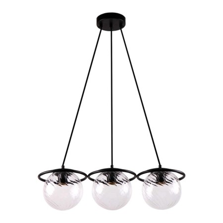 Lighting Stews light 20901/3BK CL, 3x60W, E27, 65x18x54 cm, black color black