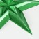 Figure "Star in the Star" large green metallic, half, 69.5x60.3 cm