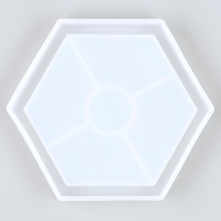 Form Silicone universal "hexagon", product size 11.6 × 10.1 × 1.2 cm-1