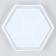 Form Silicone universal "hexagon", product size 11.6 × 10.1 × 1.2 cm