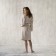 TAO bathrobe, size l, beige color