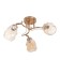 LUSTER "LOIS" 3x40W E27 gold 50x50x22cm
