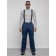 Semi-combinezone ski insulated male winter, size 48, dark blue color