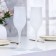 Set of wedding glasses "Council and love" 200 ml, white