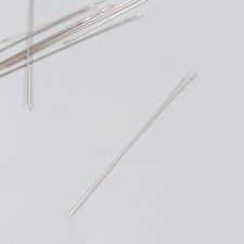 Needles for beads metal thin set 10 pcs Ø 0.45x55 mm