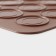 Macarons Macarons Macarons “Rond”, silicone, 27 × 24.5 cm, brown color
