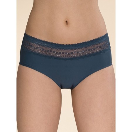 Female cowards, size 46, dark blue color