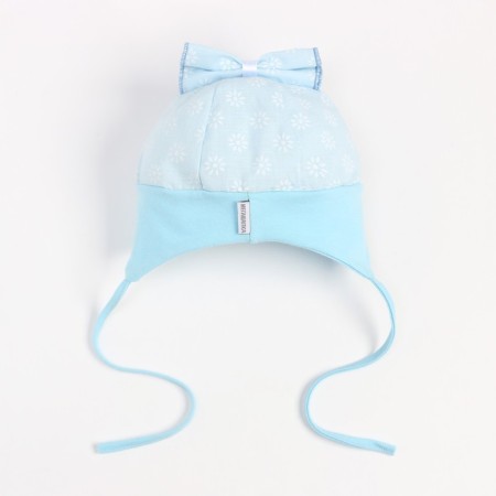 Children's hat, blue color, size 42-44-2