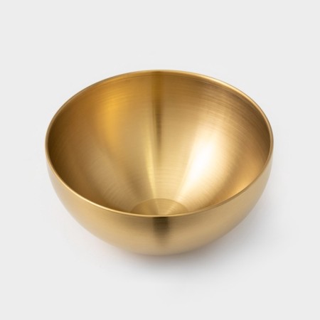 Salette bowl sphere, 800 ml, d = 15 cm, stainless steel, gold-3