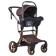 Auto-lover for a stroller Farfello Aimile KS-2150/A, group 0+ (0-13 kg), chocolate color