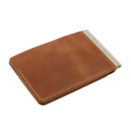 Z-933-40 purse with a clip of Z-933, brown Pull-AP-40-4