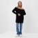 Jumper (Longsliv) on one shoulder female minku: Basic line color black, rn 50