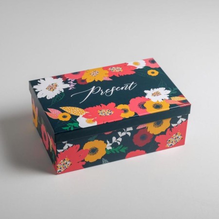 A set of boxes 3 in 1, gift packaging, “Flower”, 26 x 17 x 10–32.5 x 20 x 12.5 cm-4