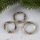 Set of garlands “Thread” 2 m Rosa, IP20, silver thread, 20 LED, glow of multi, 3 modes, AG13x3, 3 pcs.