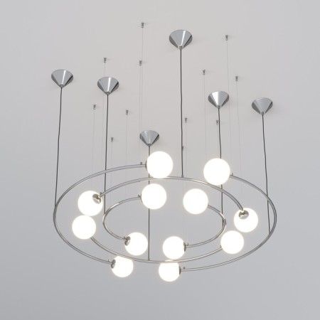 Suspended lamp in the style of loft Brook, 5W, G9, 112x113x120 cm