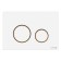 Cersanit Twins button, white matte plastic with a frame, universal