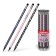 Chernographic pencil with Erichkrause "Dots", HB, Grifel D = 2.2 mm, plastic, three -sided in a tube, mix
