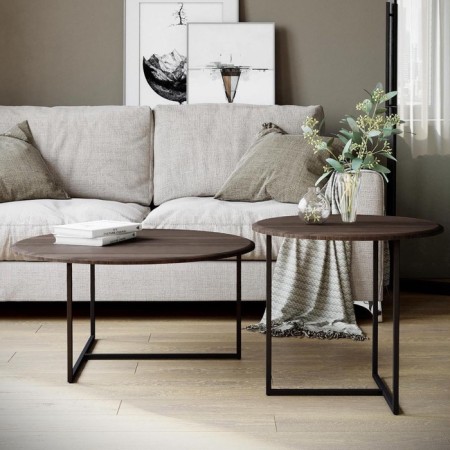 Commerce table "Albano", 550 × 550 × 500 mm, MDF, Acacia color-3