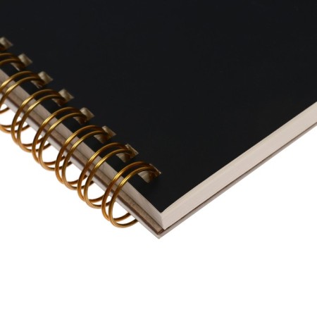 Notebook B5, 60 sheets in a cage on the Sorry crest, on a solid substrate, cardboard cover, Soft Touch lamination, foil embossing, block 70 g/m2-2