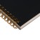Notebook B5, 60 sheets in a cage on the Sorry crest, on a solid substrate, cardboard cover, Soft Touch lamination, foil embossing, block 70 g/m2