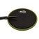 Silicone plate with a plastic bottom, 25.5 x 25.5 x 4, olive color