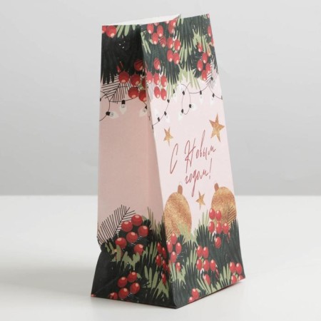 Package without handles "NG", 10 x 19.5 x 7 cm, New Year-1