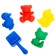Set for playing in sand No. 103: 4 molds, scoop with crown, mix
