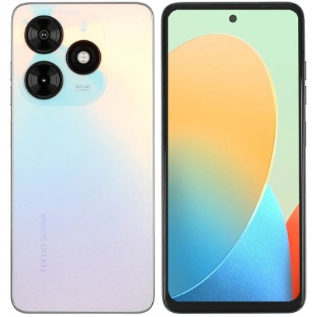 Tecno Spark 20C, 6.56 Smartphone, 8GB, 128GB, 50MP, 8MP, 2SIM, 5000 Mam, NFC, White