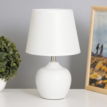 Table lamp "Mait" 1x40W E14 white 19.5x19.5x33.5cm
