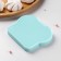 Silicone form "I adore you", 9.4 × 7.8 × 1.1 cm, the color is turquoise