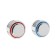 Handle on the Zein Z004 mixer, round, for a crane-box with a rod under a square, plastic, chrome