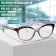 Ready glasses GA0606 (color: C1 black, gray; diopter: + 1.5; tint: no)