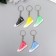 Acryl keychain "Colored sneaker with chamomile" mix 2.5x4.5 cm