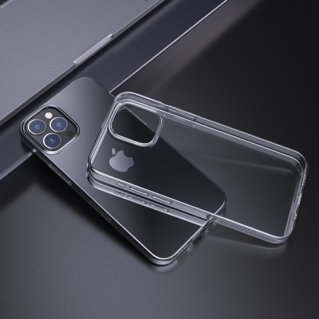Hoco Case for iPhone 15 Pro, silicone, thickness 1.1 mm, transparent-4