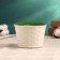 Floristic pot "Basket" white, 10x10x7cm