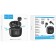 Hoco EW36 TWS headphones, wireless, inserts, BT5.3, 30/400 mAh, microphone, black