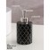 Morocco shared dispenser for liquid soap, 380 ml, black color