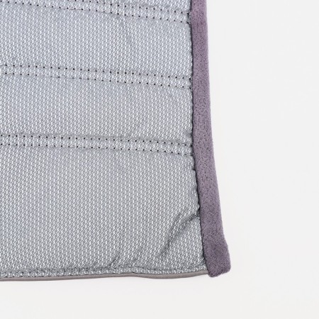 Gloves are female, dimensionless, with insulation, purple/silver color-1