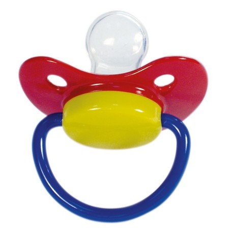 Nipple-dummy latex round "Smile", from 0 months, color mix