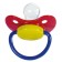 Nipple-dummy latex round "Smile", from 0 months, color mix