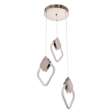 Lamp Bayerlux 1794/3 LED 72W 3000k gold 43x43x23-123cm