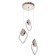 Lamp Bayerlux 1794/3 LED 72W 3000k gold 43x43x23-123cm