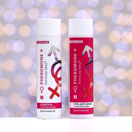 Cosmetic kit Female Formula Sexy No. 3, shower gel, 250 ml+shampoo, 250 ml (based on Moon Sparkle (Escada)-3