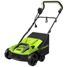 Air Scarrier Electric GreenWorks GDT15, 1500 W, 36 cm, 45 l, 20 knives