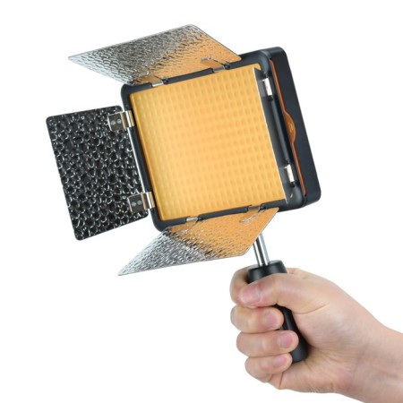 LED illuminator with the function of the GODOX LF308BI flash, Necessary, without a remote control-15