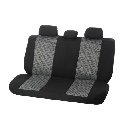 Autoshekhli universal Nova Bright, black with gray inserts, jacquard, 11 items-4