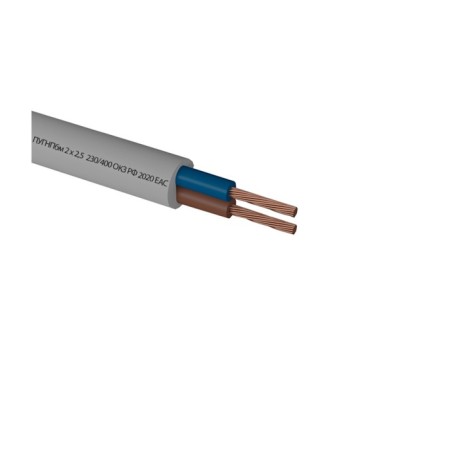 The wire "Master of current" Pugnpbm, section 2x2.5 mm2, 100 m, white-1